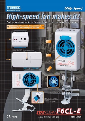 Ionizing Mini-Fan F6CL-E